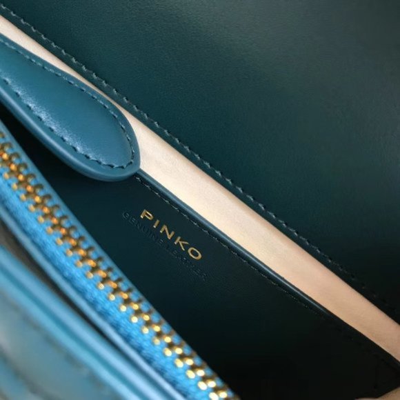 PINKO Love Classic Icon V Leather Shoulder Bag - Picture 9 of 9